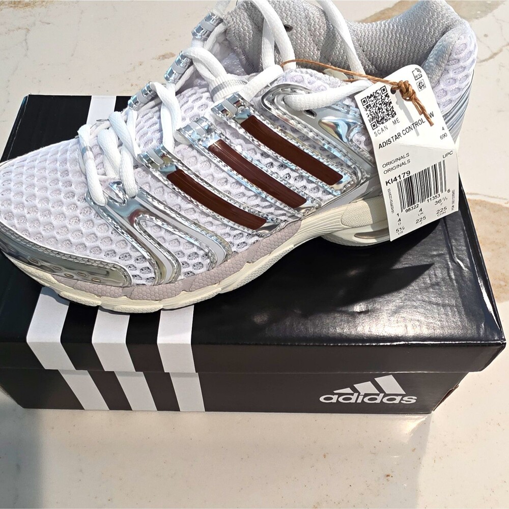 adidas Adistar Control 5 Men's Low Top Lace-Up Mesh Sneakers Grey/Brown KI4179